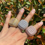 Anel Cravejado Bubble