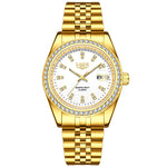 Relógio Masculino Design Criativo com Brilhante